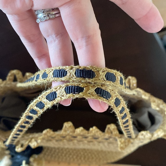 Authentic Eric Javitz straw tote - Picture 3 of 5